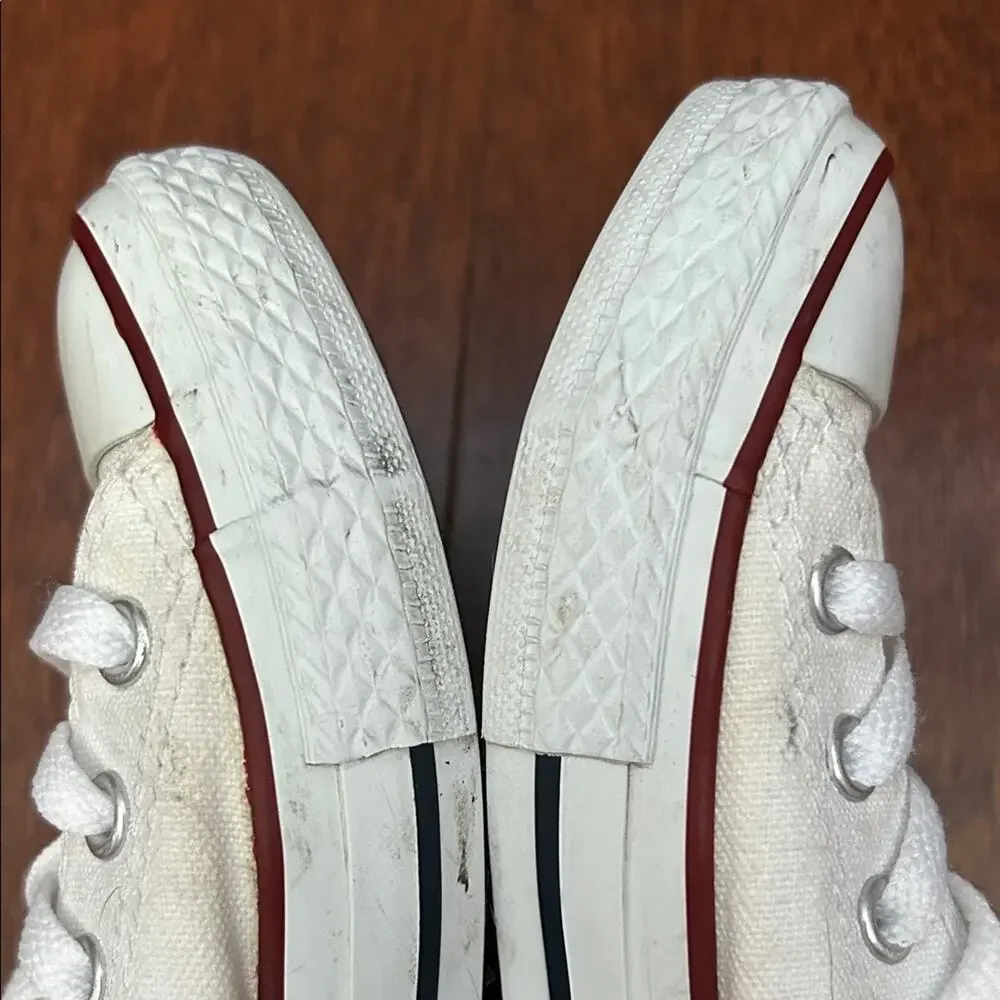 Classic Converse Chuck Taylor All Star White Kids Sneakers, Size 12.5